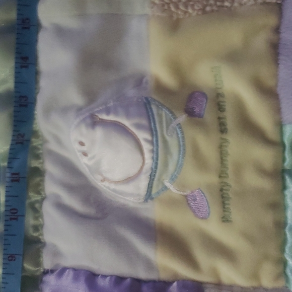 Nursery Rhymes patchwork mixed media baby duvet cover blanket - Picture 5 of 10